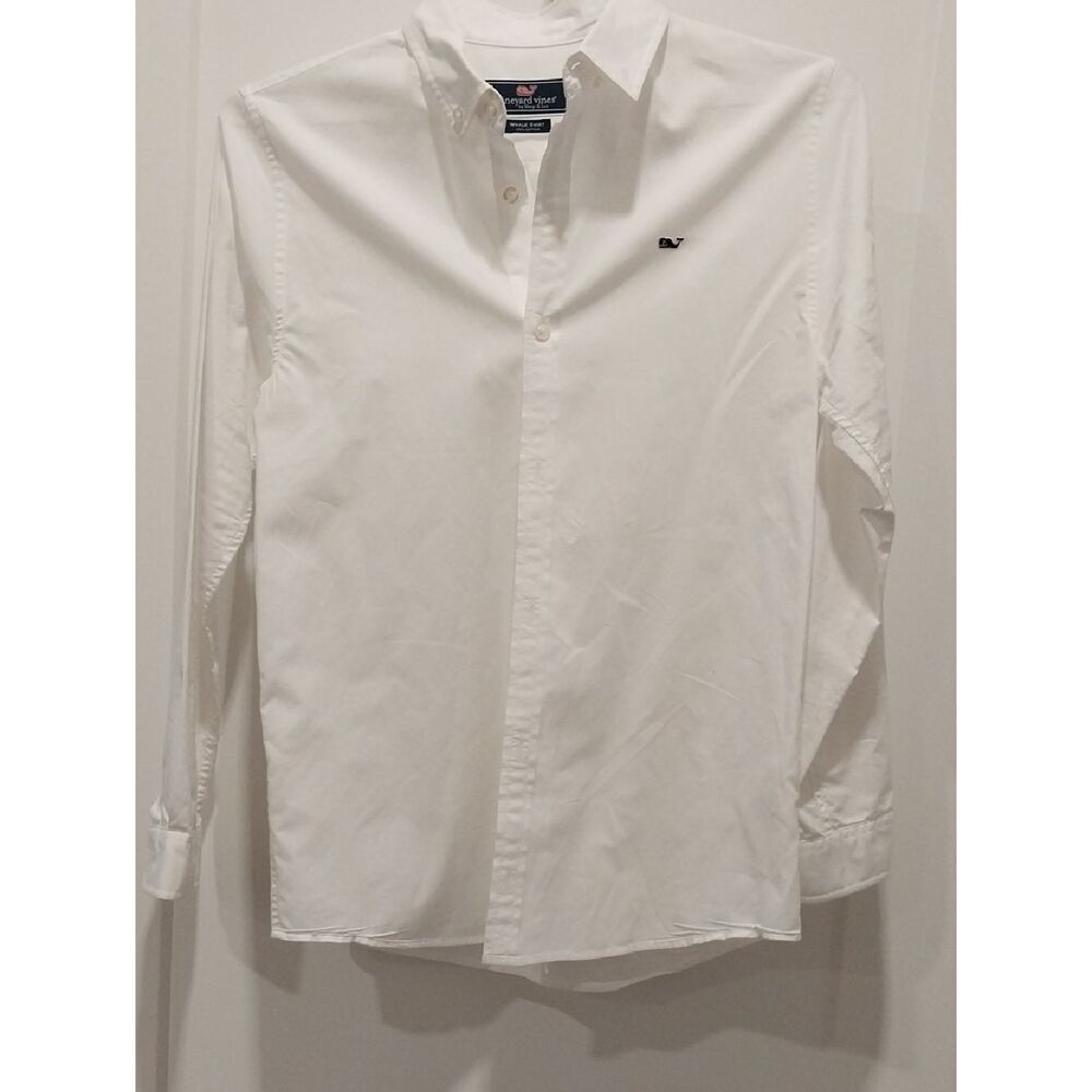 Vineyard Vines Boys White Button-Down Shirt...Size 16...(L).